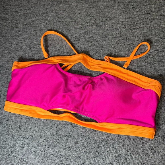 Women's Bikini Sets High Waisted Two Piece Color‎ Pink/orange Swimsuits 2025 - Picture 2 of 6